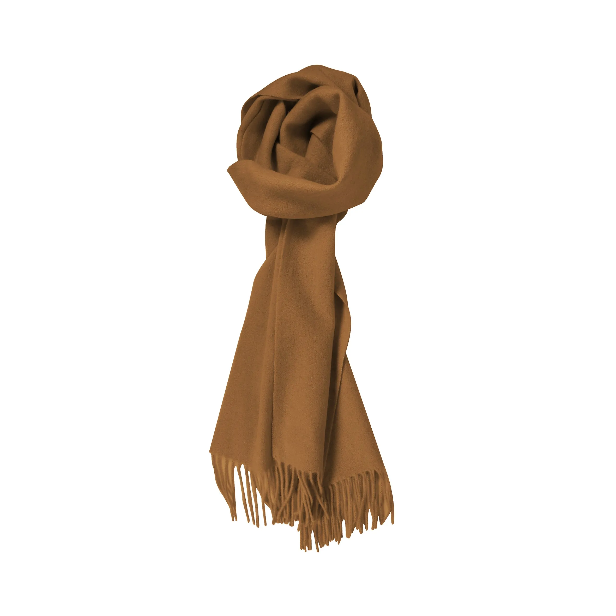 100% Lambs Wool Scarf - Camel