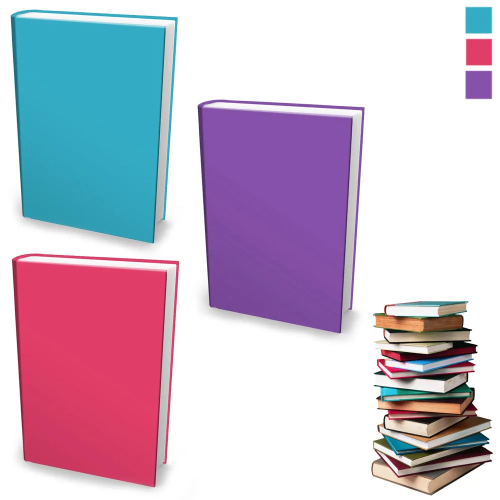 12 Lot Stretchable Fabric Book Covers Jumbo Size Colors School Reusable Washable