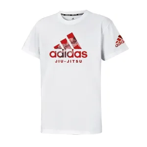 Adidas Badge of Sport Jiu Jitsu T-Shirt - White