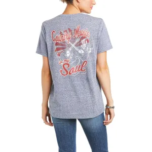 Ariat Ladies Country Soul Tee Peacoat