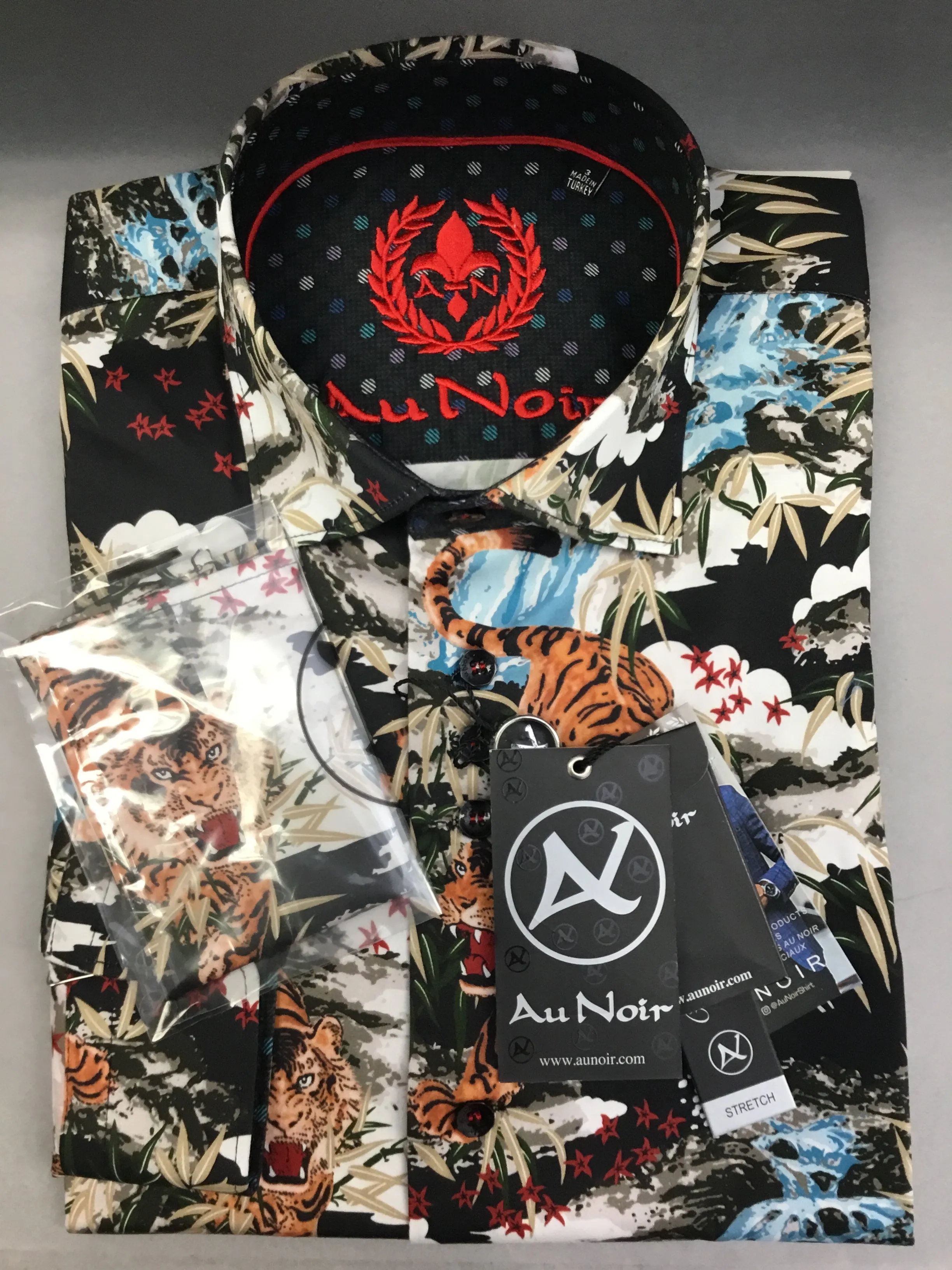 Au Noir RYKER L/S Dress Shirt Black