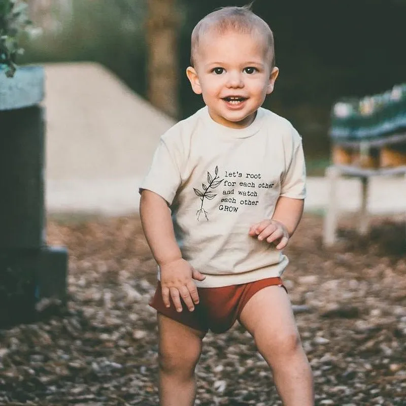 Baby/Toddler's Letter Print White T-shirt