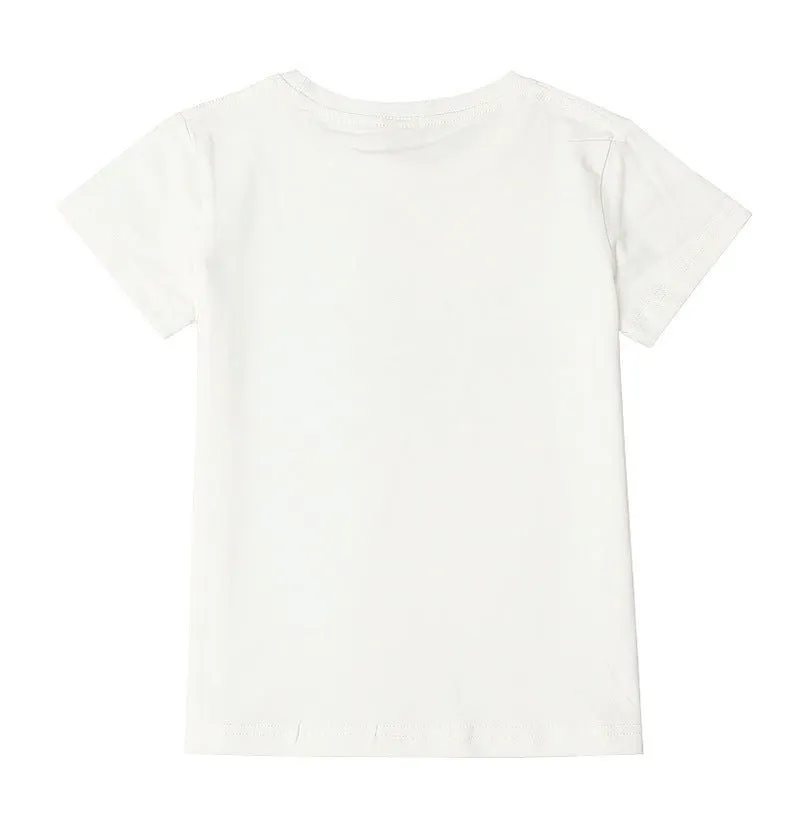 Baby/Toddler's Letter Print White T-shirt