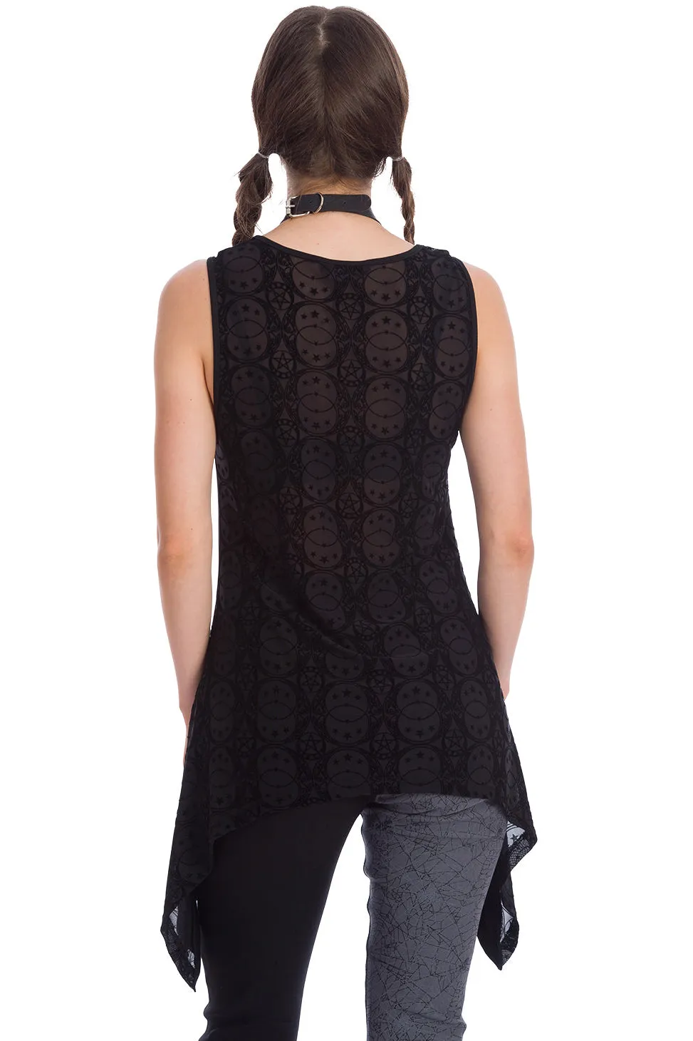 Banned Circle Flock Top (S, M)