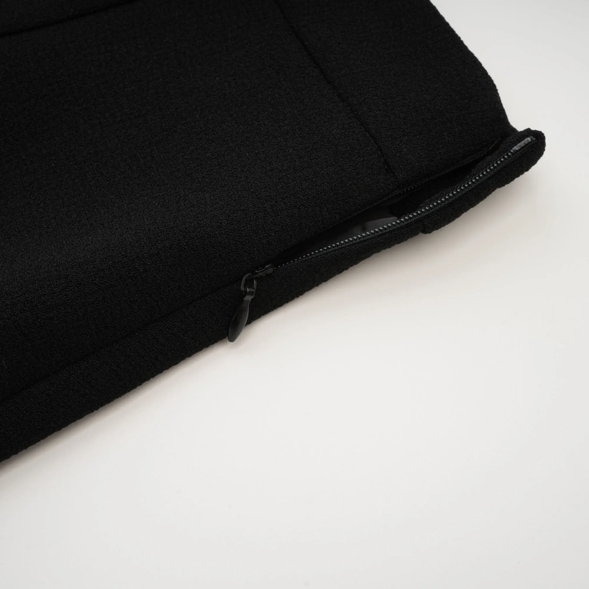 BLAIR Tweed Matching mini Skirt - Black