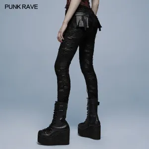 Daily Gothic Ragged Leggings