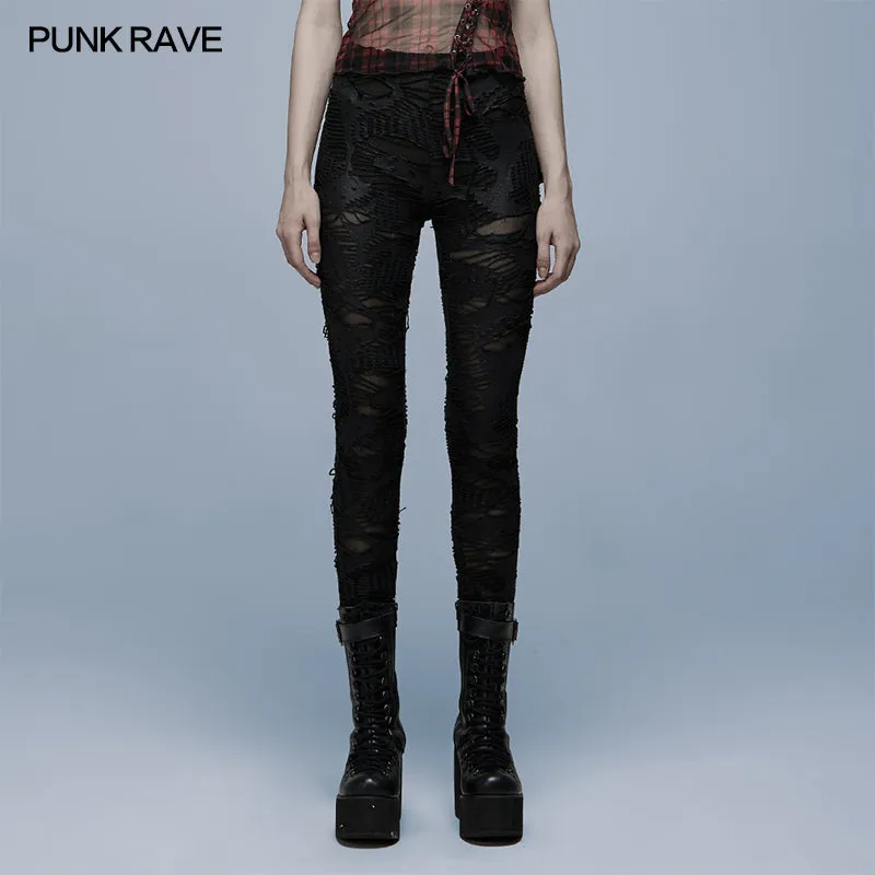 Daily Gothic Ragged Leggings