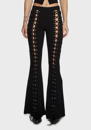 Foxy Rider Lace-Up Leggings