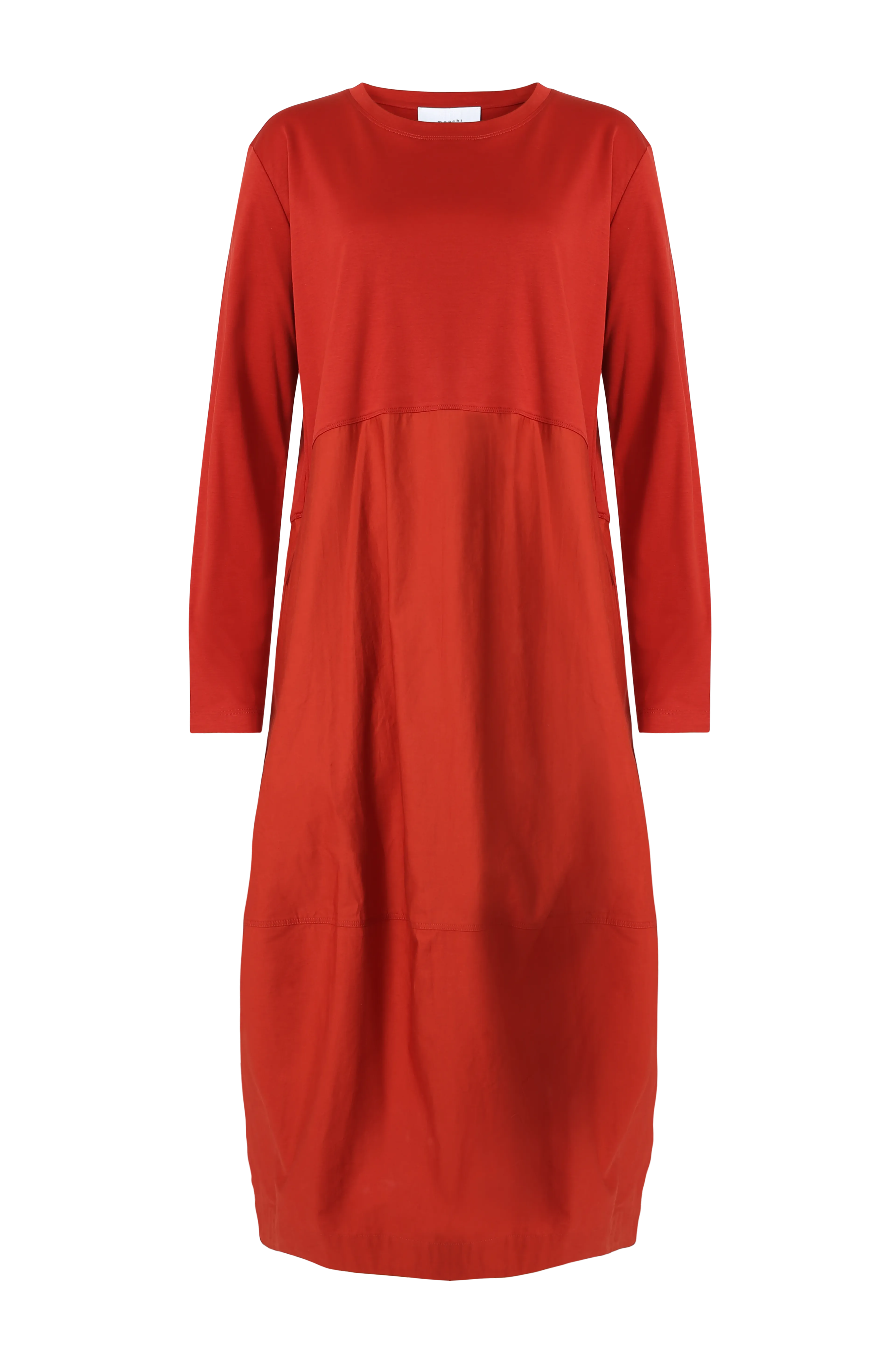 headspin longsleeve dress / burnt ochre