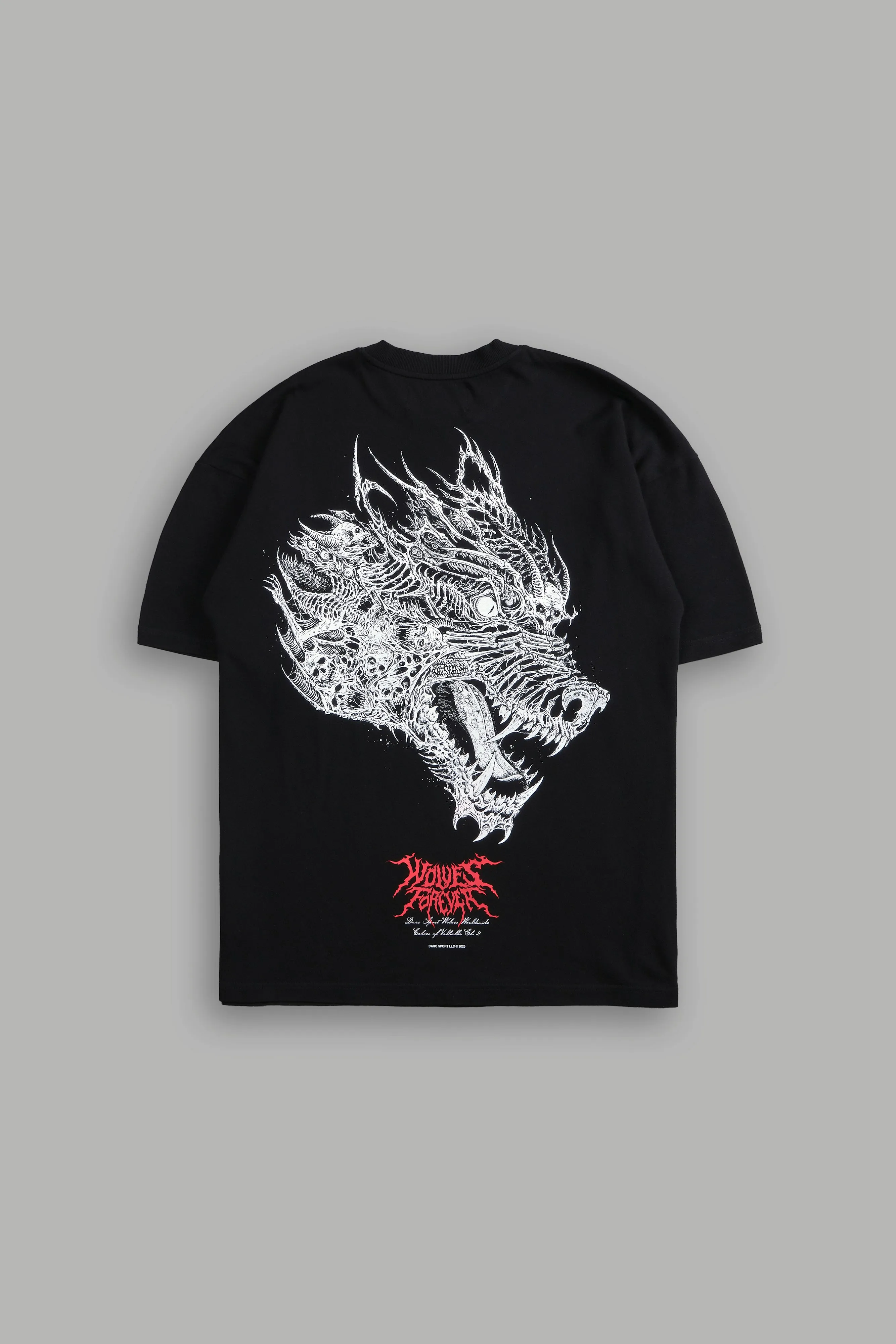 Hesh Wolf "Premium" Oversized Tee in Black