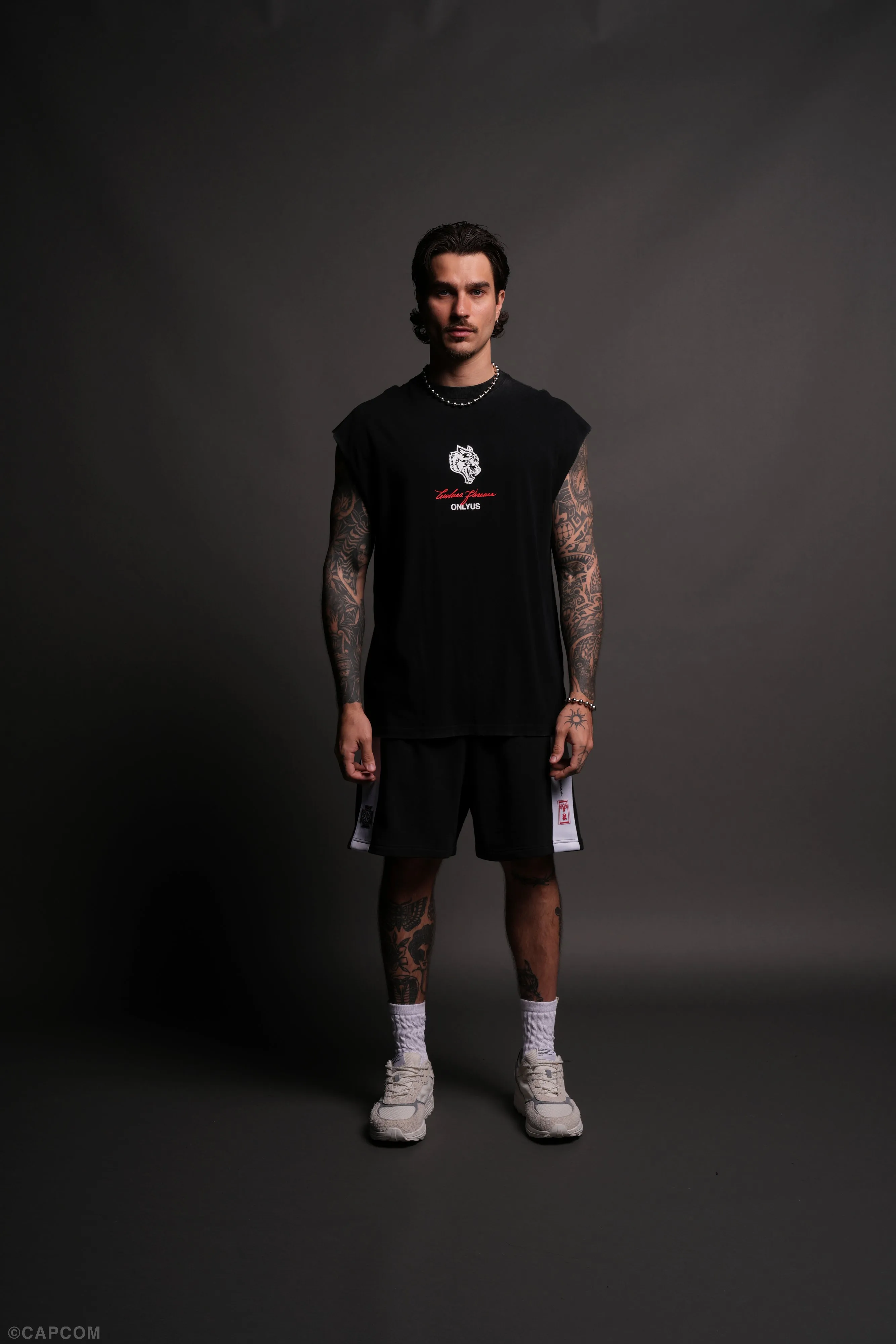 House Of Wolves "Premium" Muscle Tee in Black