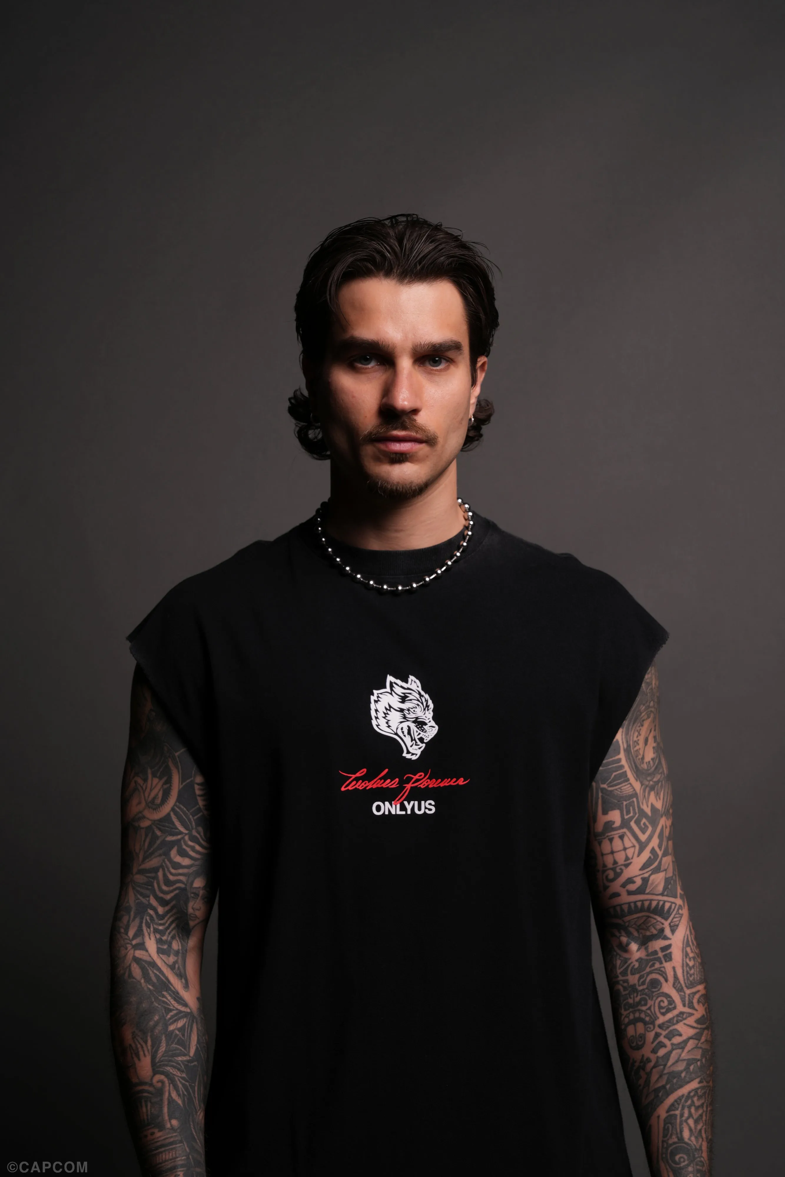 House Of Wolves "Premium" Muscle Tee in Black