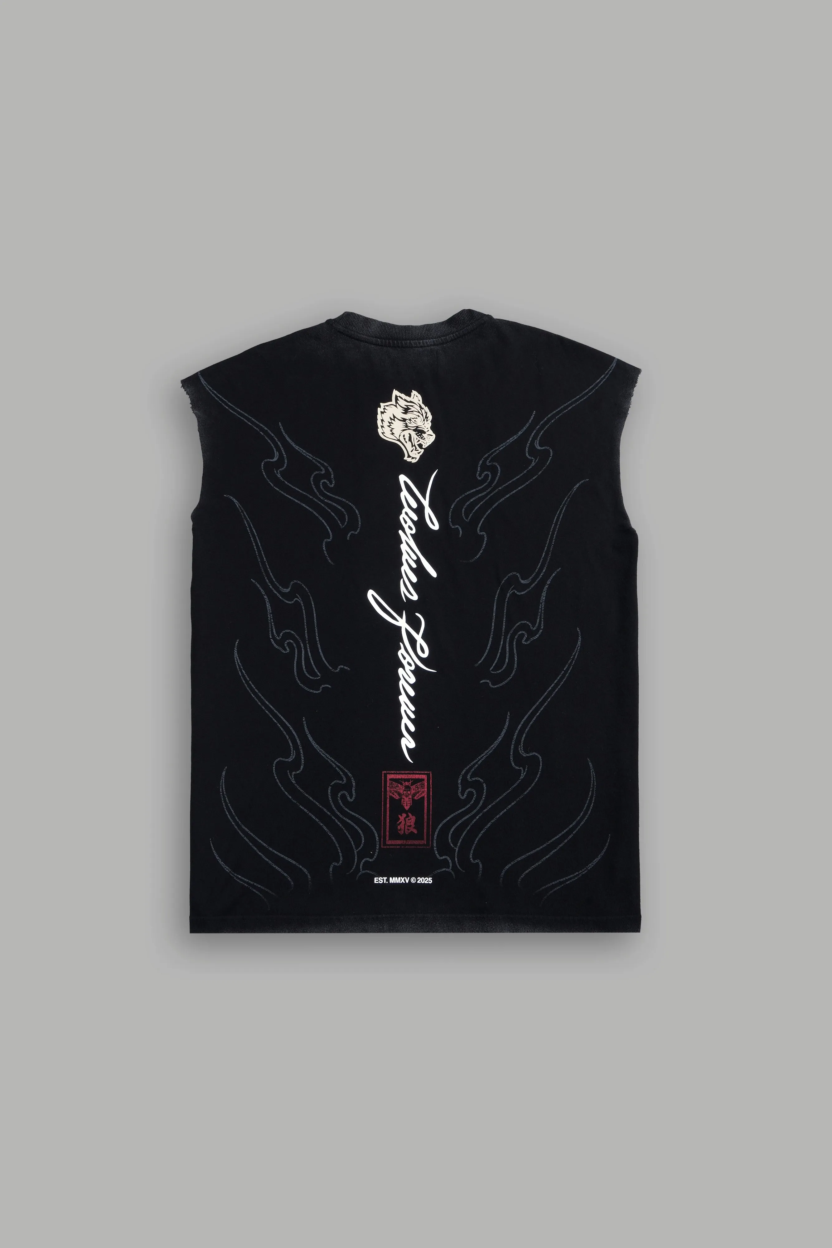 House Of Wolves "Premium" Muscle Tee in Black