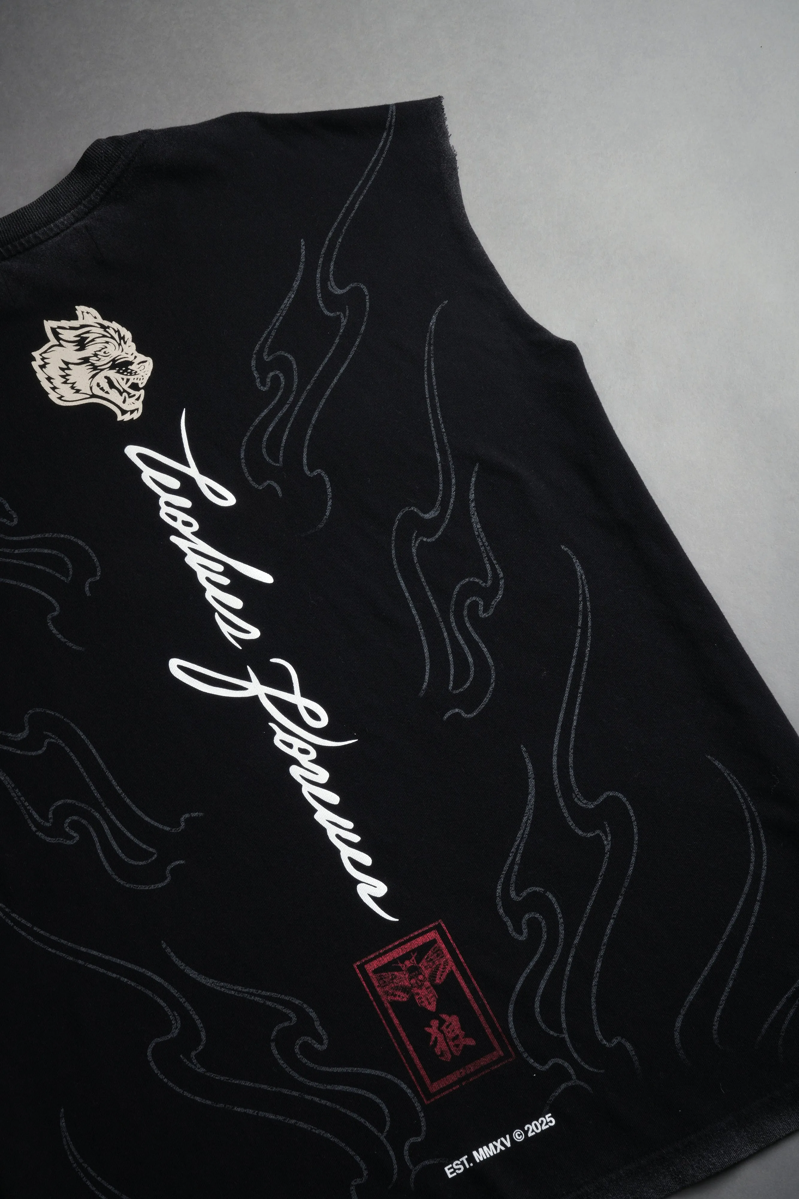 House Of Wolves "Premium" Muscle Tee in Black