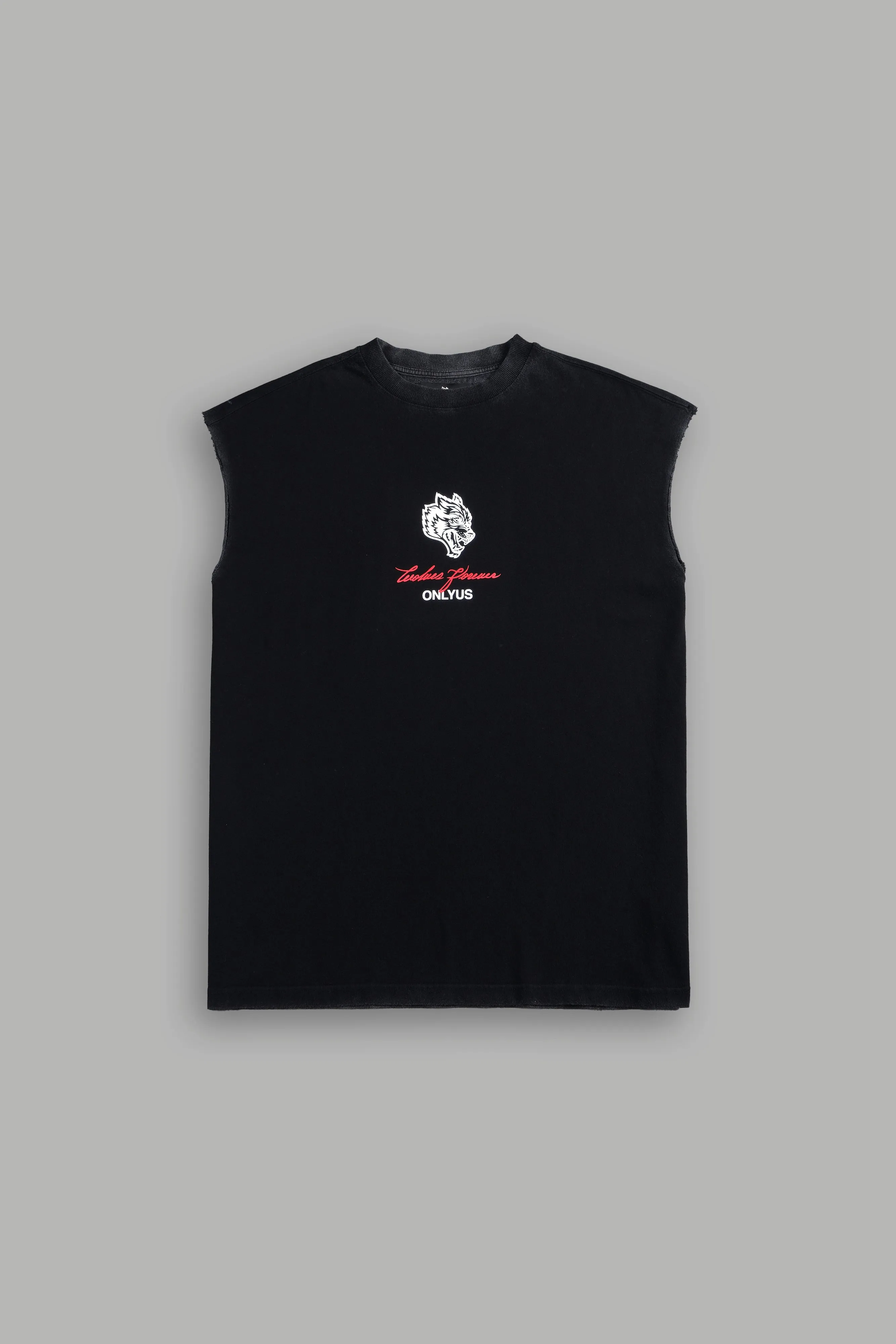 House Of Wolves "Premium" Muscle Tee in Black