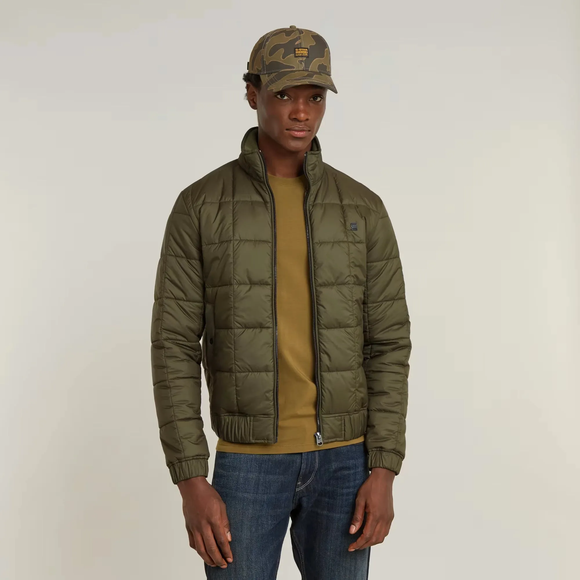 Meefic Quilted Jacket (Olive) - D25369-B958-B230