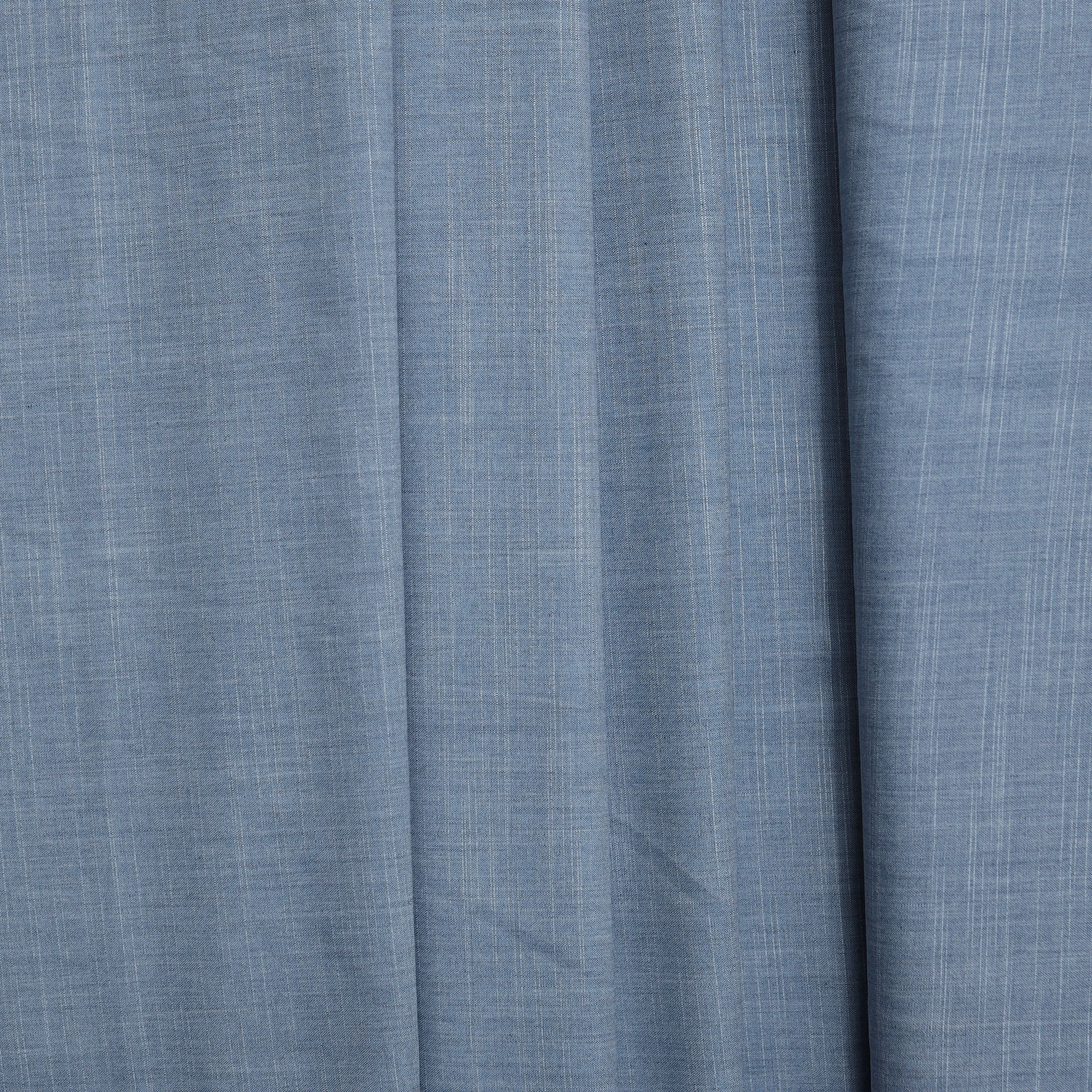 Men Premium Wash n Wear Slub Fabric Sky