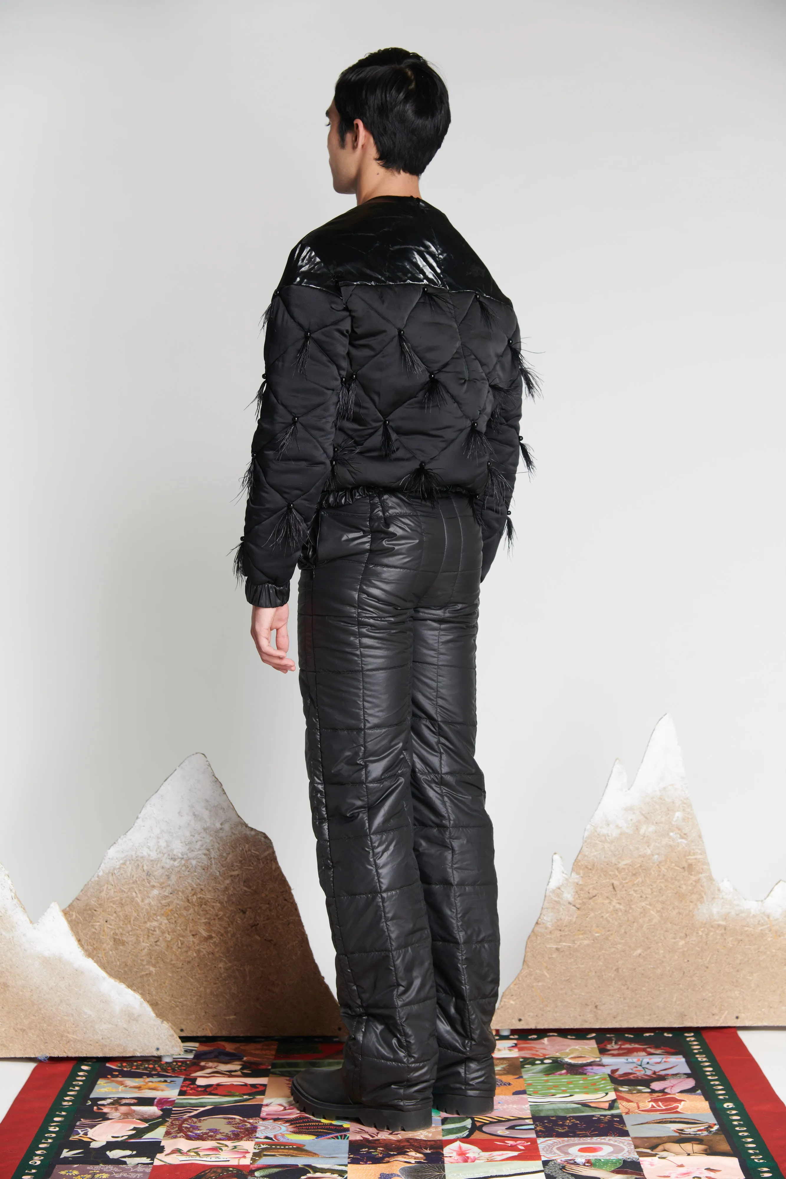Noir Puffer Jumper
