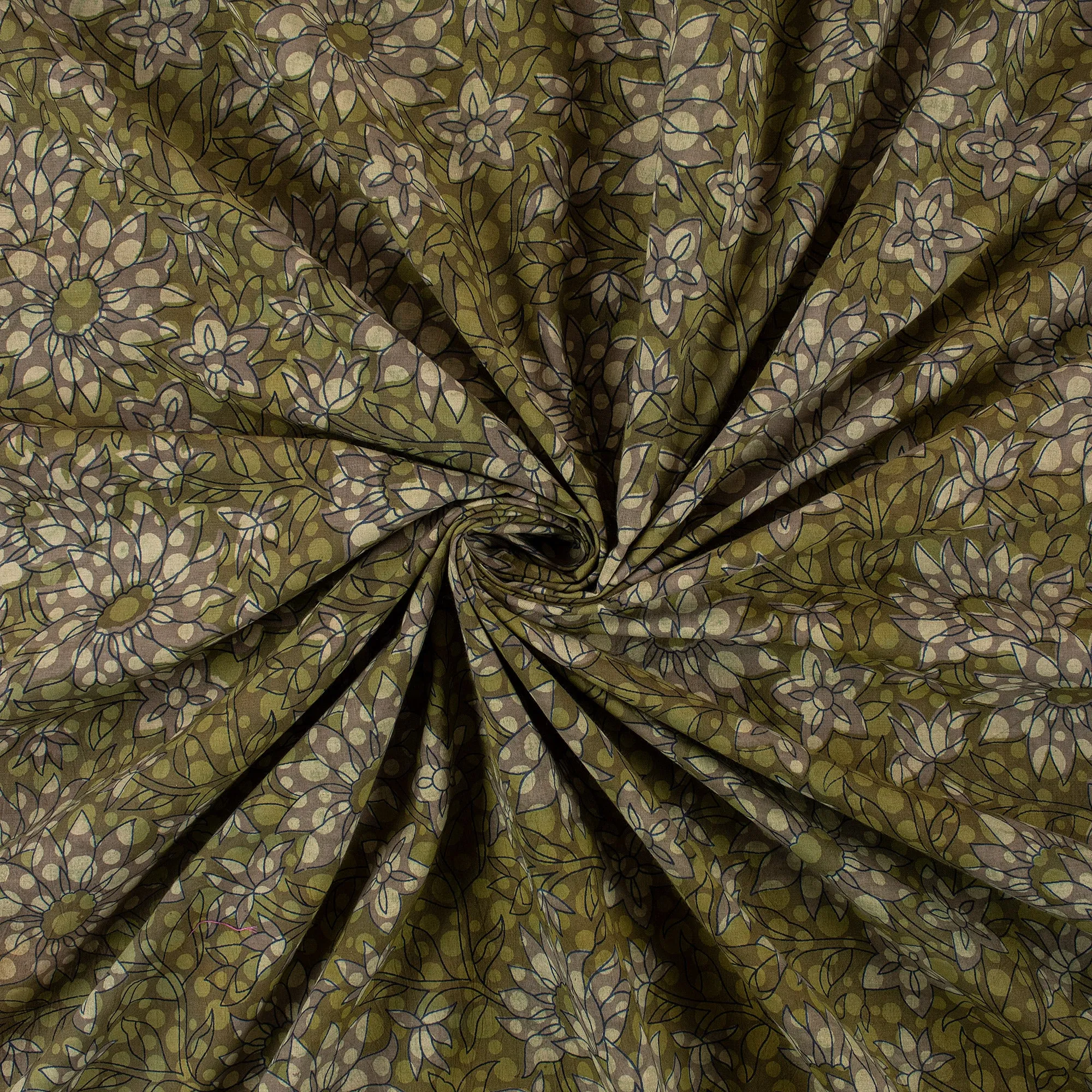 Premium Floral Dabu Print Fabric