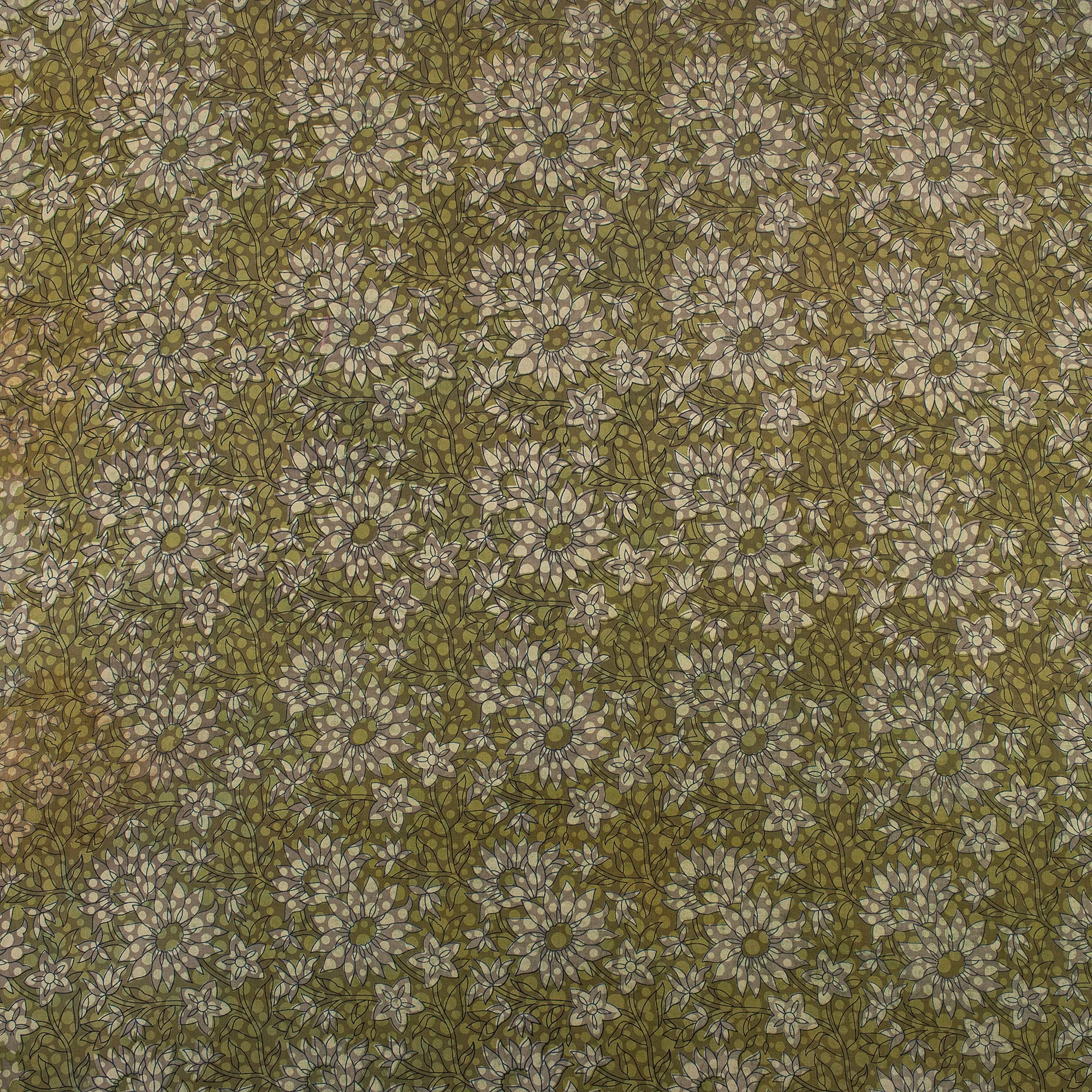 Premium Floral Dabu Print Fabric