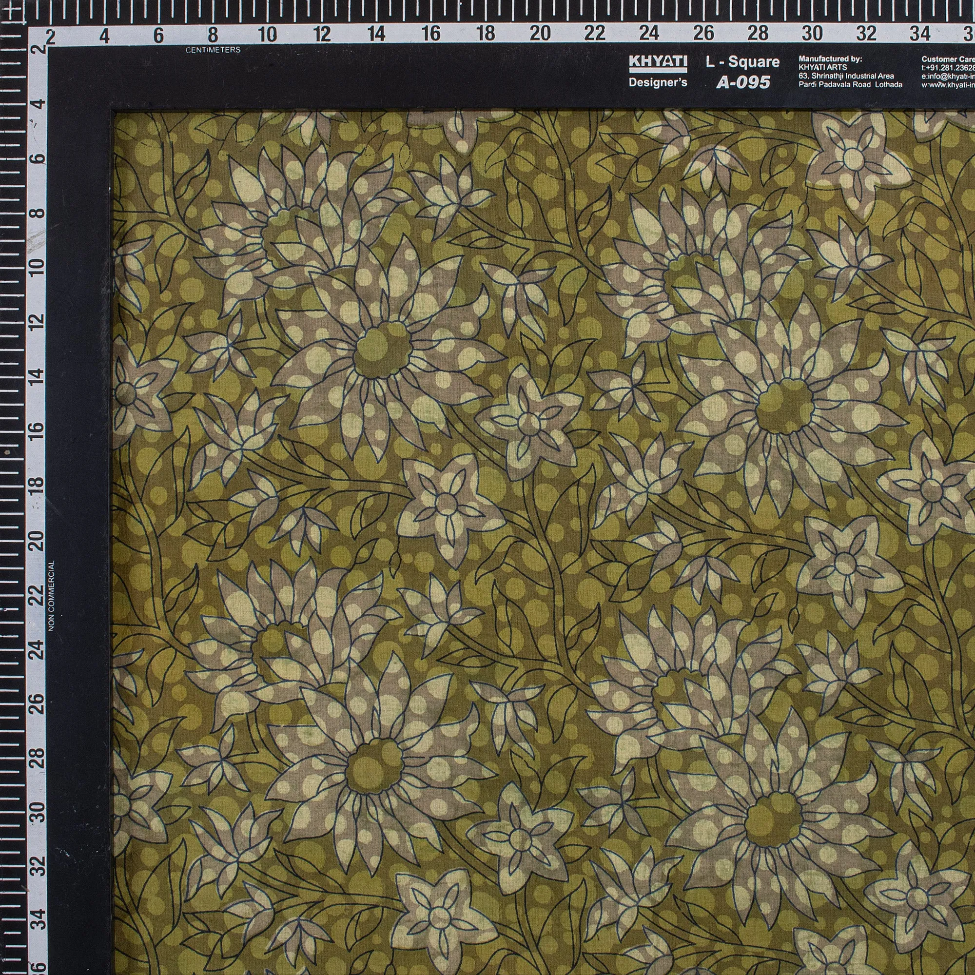 Premium Floral Dabu Print Fabric