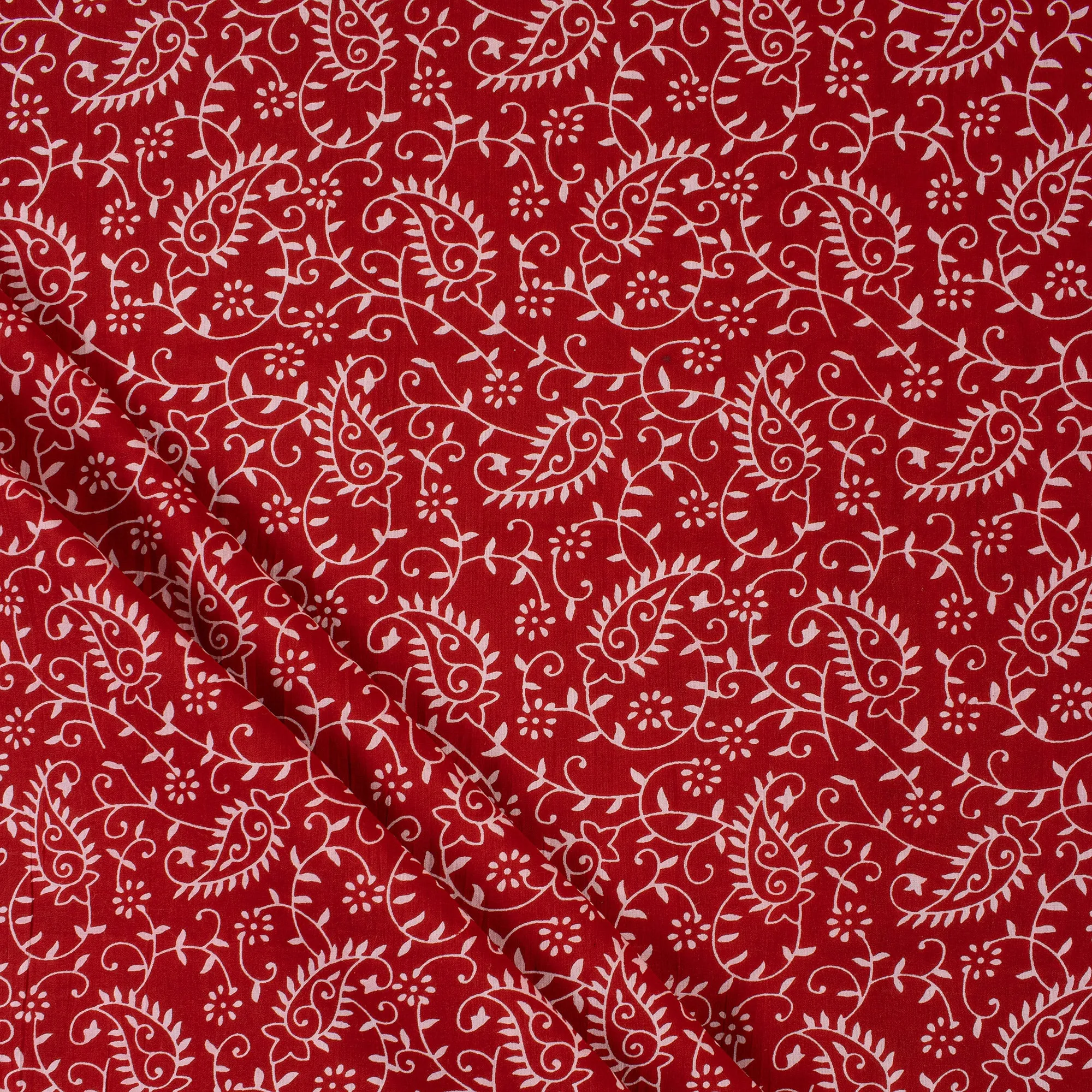 Premium Leaf Block Pure Cotton Fabric