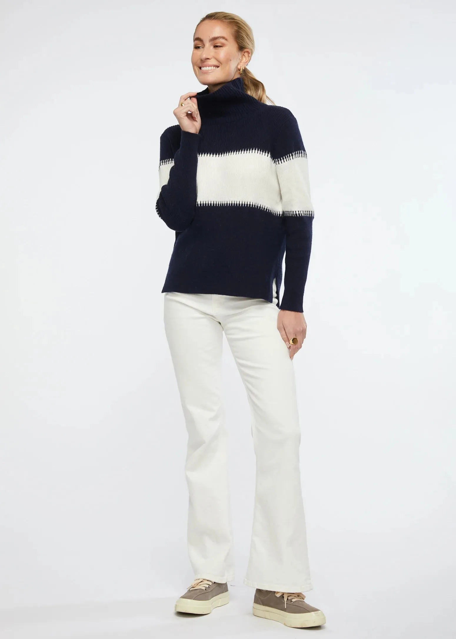 Ski Jumper - Navy