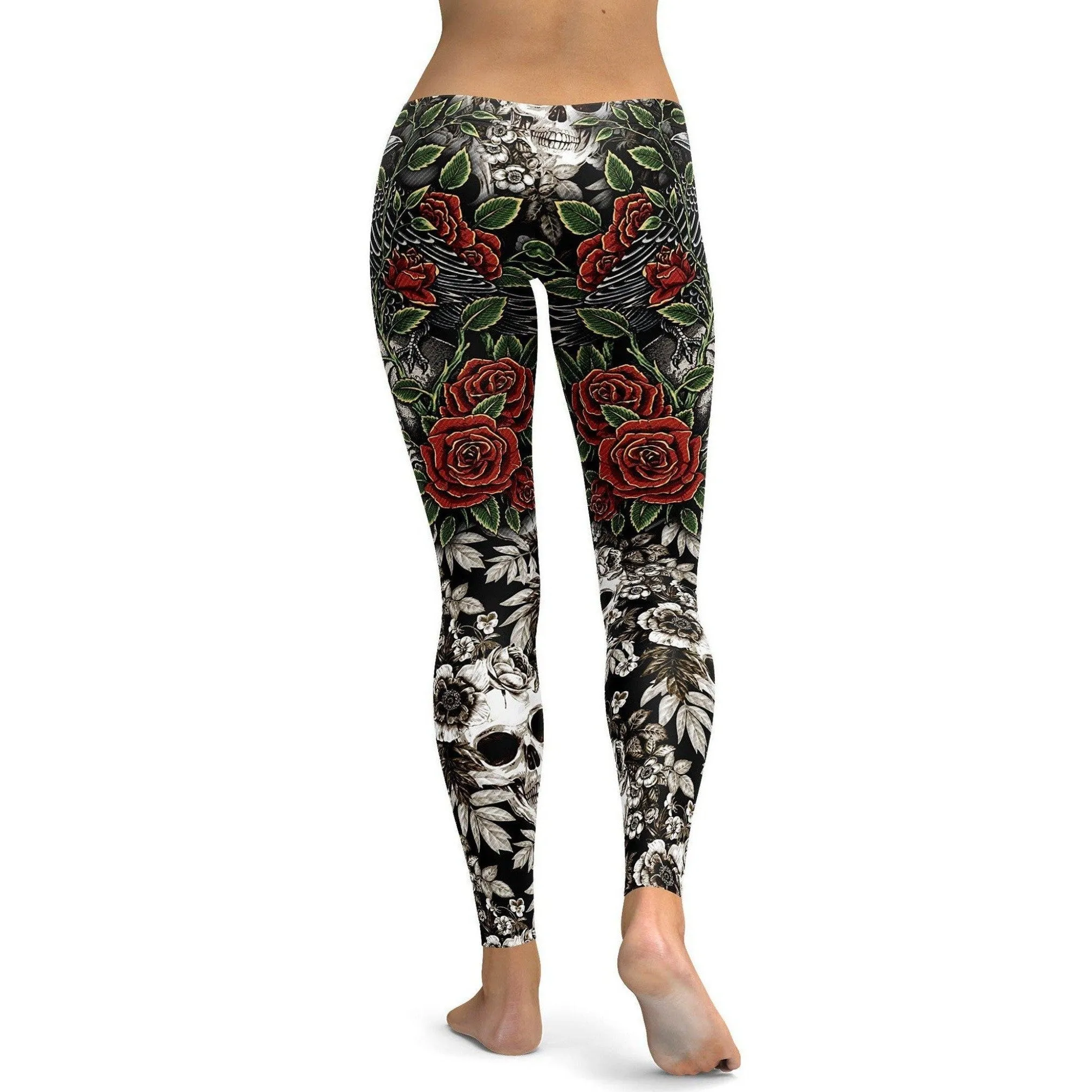 Skulls & Roses Leggings