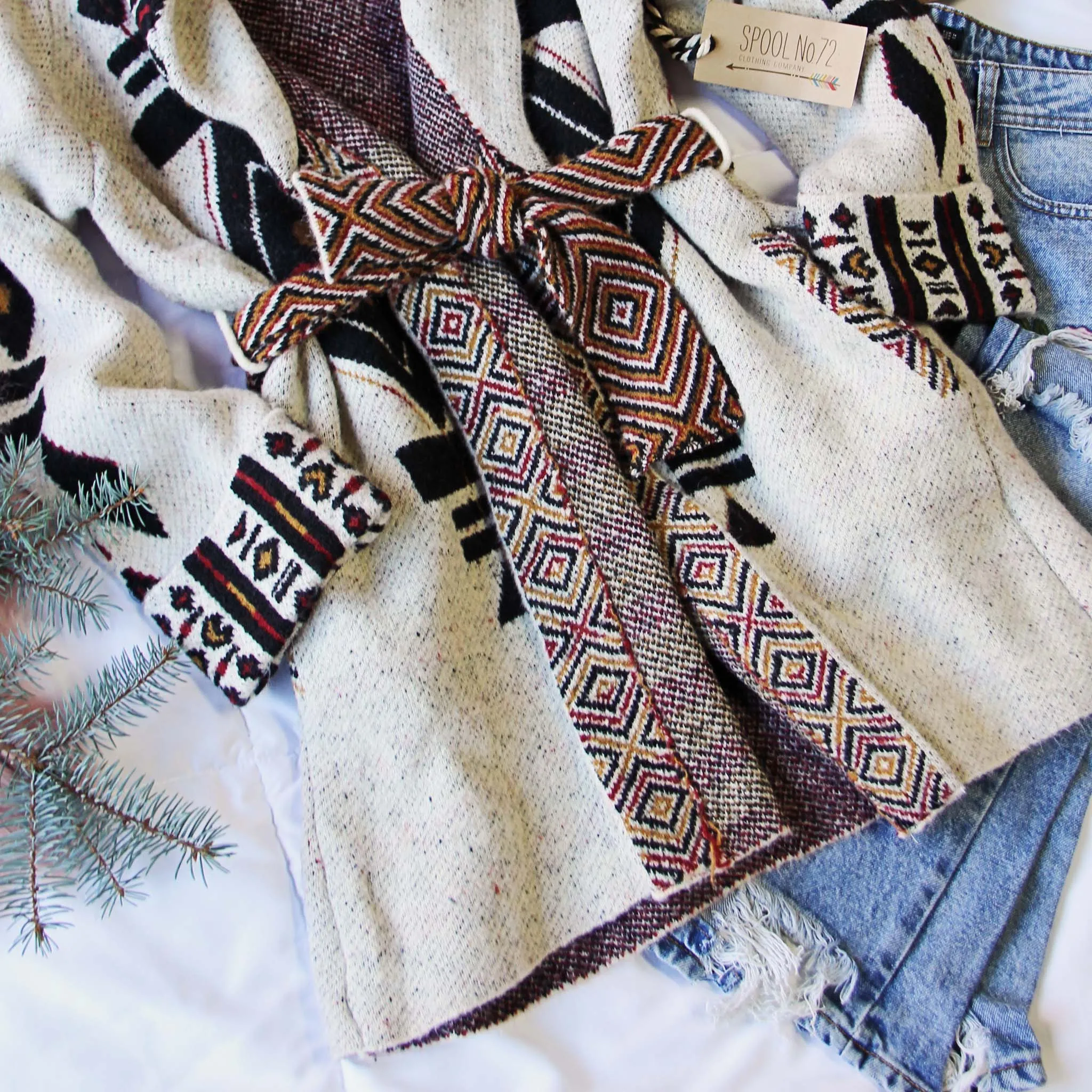 Spool Lux Bundle   Tie Sweater Coat