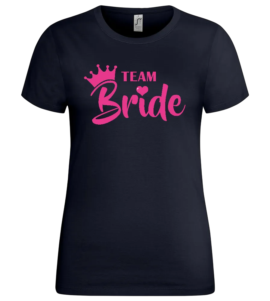 Team Bride Crown Design - Premium women's t-shirt