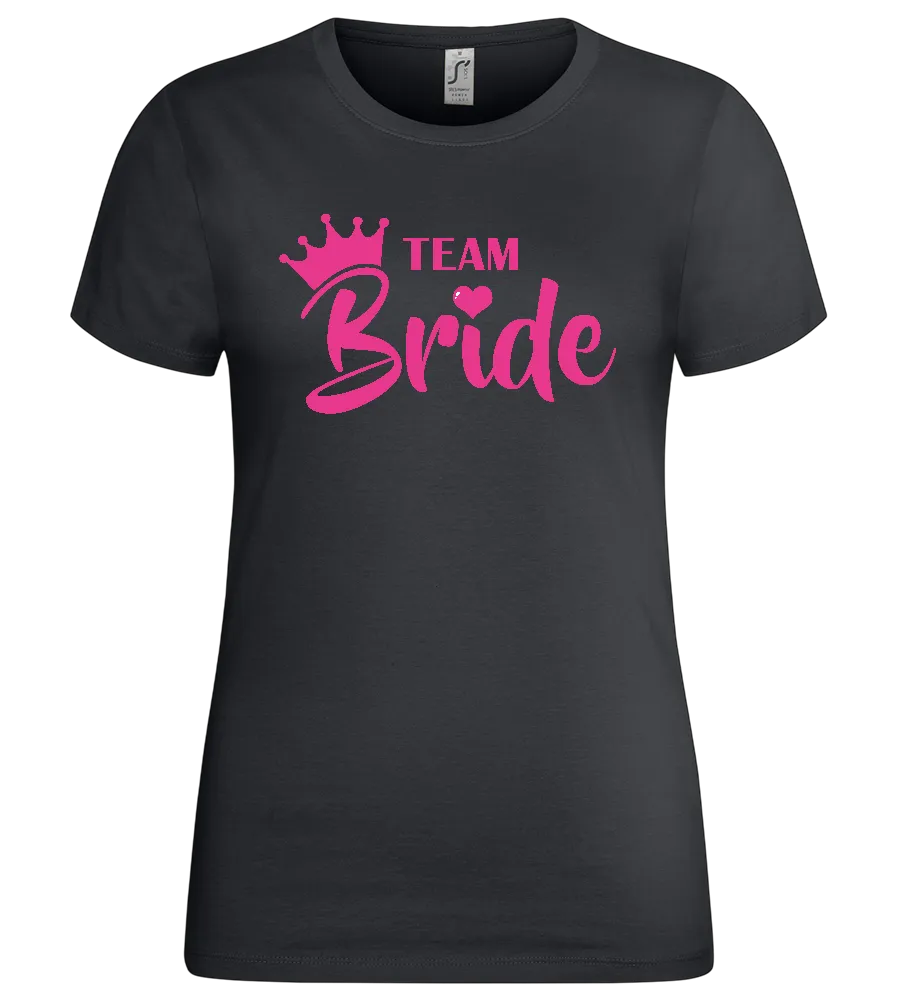 Team Bride Crown Design - Premium women's t-shirt