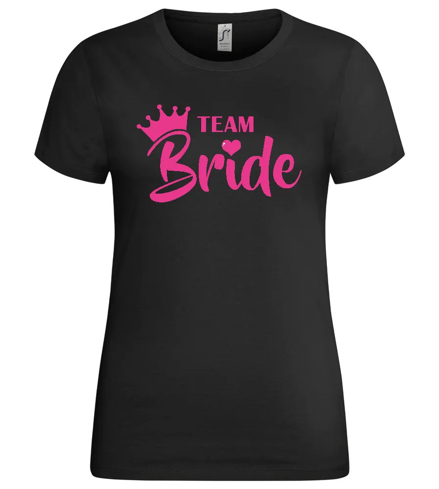 Team Bride Crown Design - Premium women's t-shirt