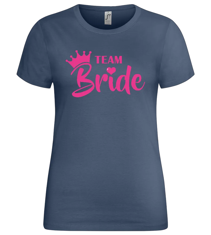 Team Bride Crown Design - Premium women's t-shirt