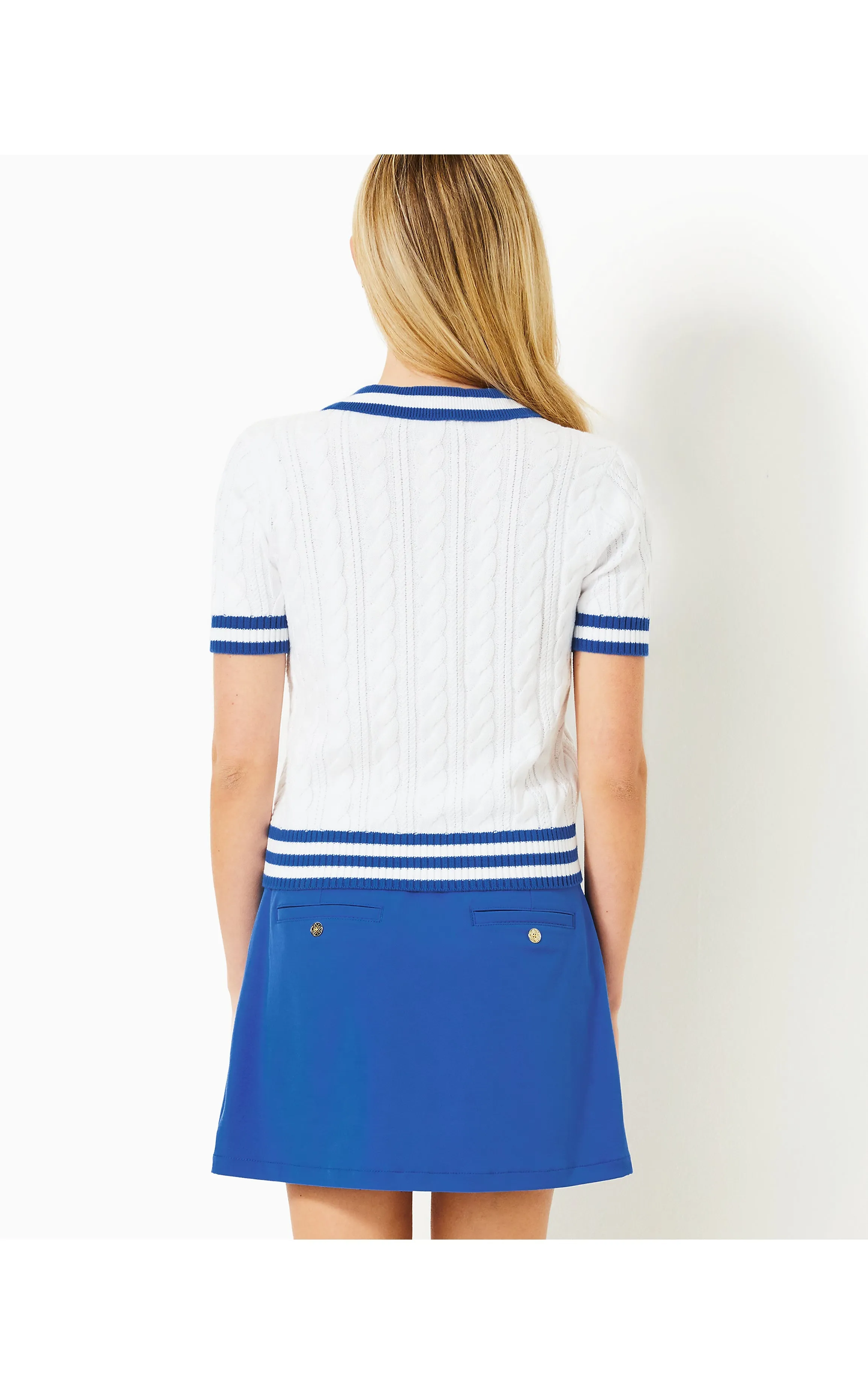 UPF 50  Luxletic Kimika Skort Martinique Blue